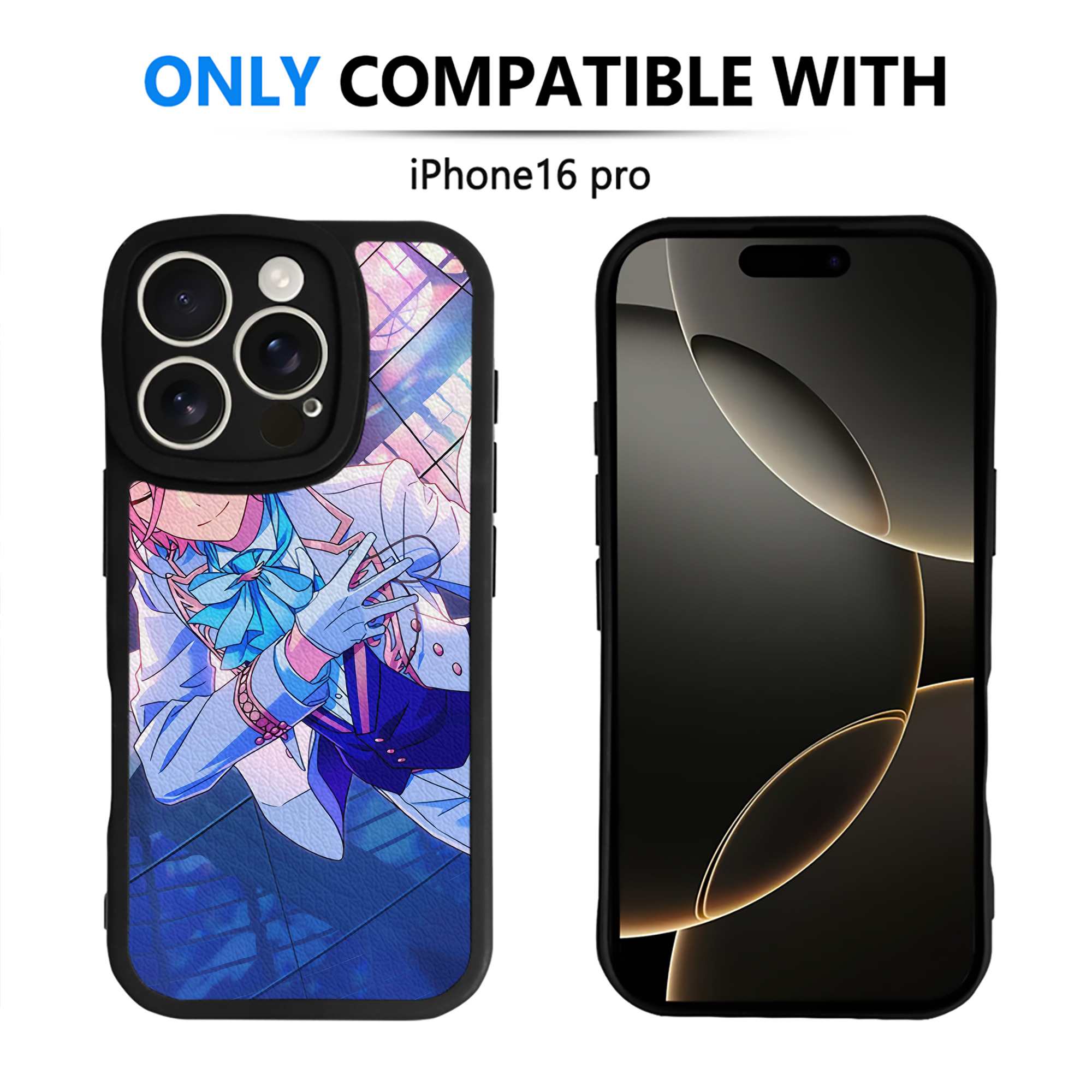 （画像用） あんさんぶるスターズ! Ensemble Stars 【iPhone 16シリーズ対応】シリコンスマホケース（レザー調） 材質：シリコン
